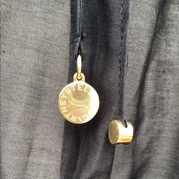 Stella McCartney Black Flowy Fine Straps Long Maxi Dress Size Small - Picture 8 of 13